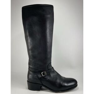 FRYE Lynn Strap Tall Zipper Riding Boots Sz 7.5, $325